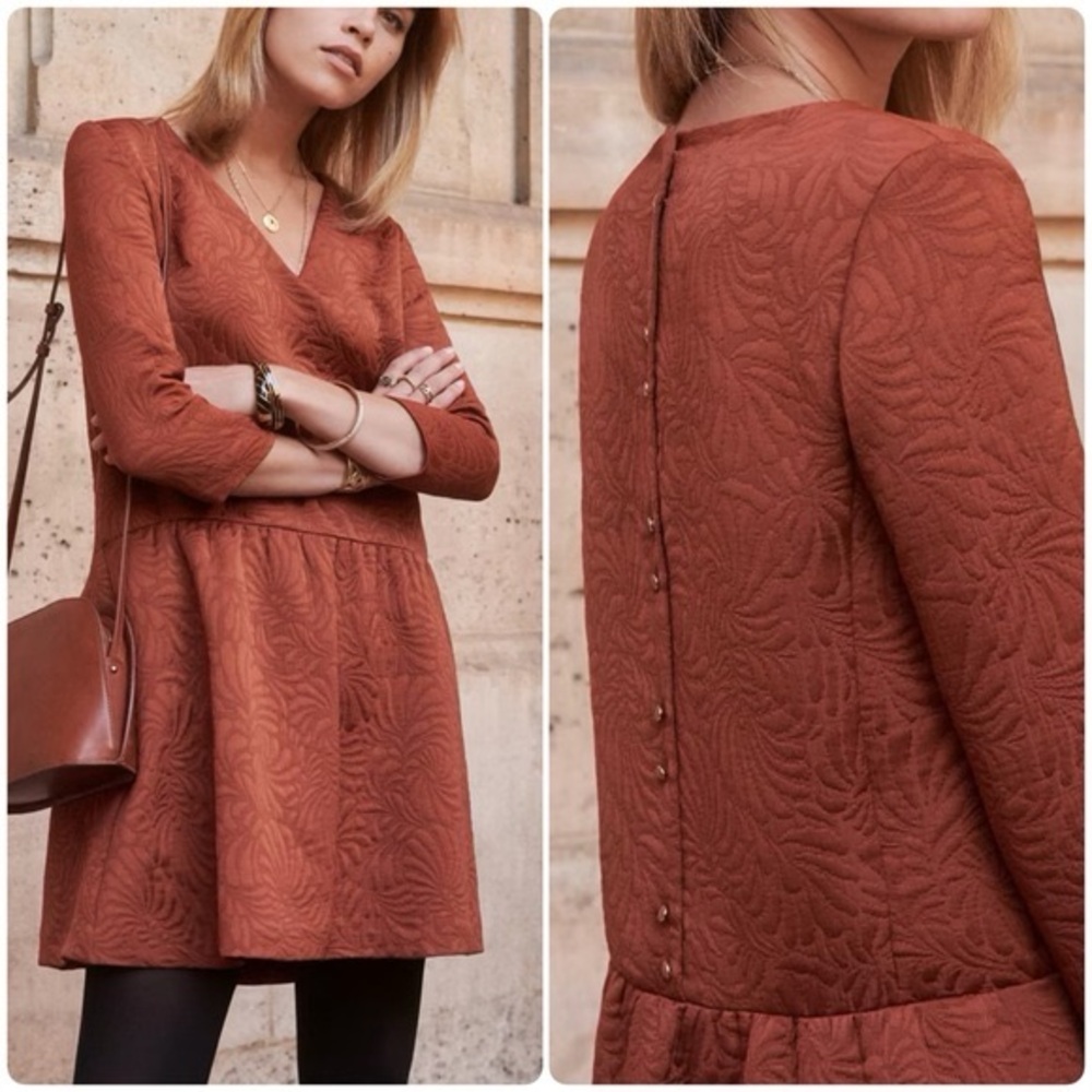 NWT SEZANE Gilly Dress in Caramel, size 36/4